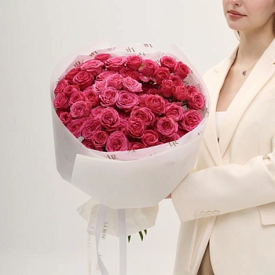 Монобукет из кустовой розы Ivy Rose